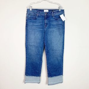 Parker Smith | raw hem cropped straight leg jeans